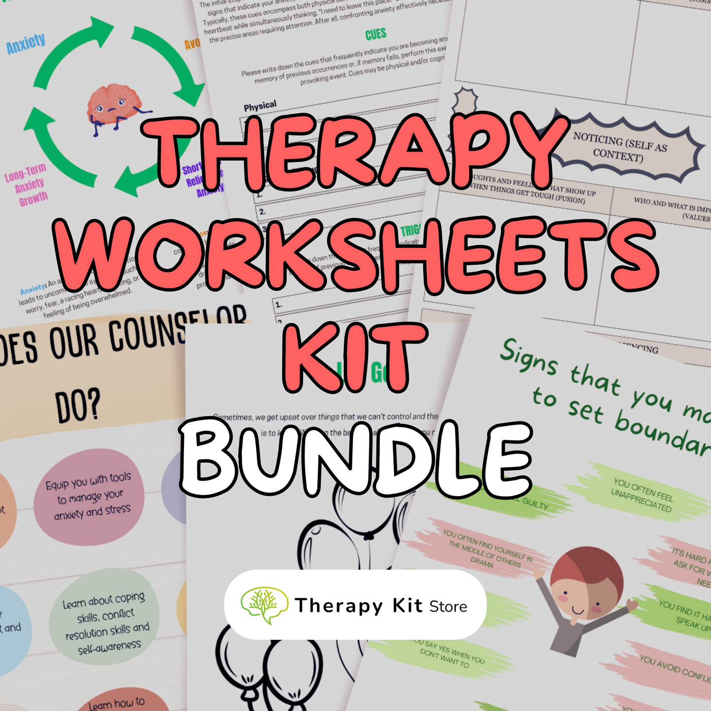 Therapy Worksheets™ Kit Bundle