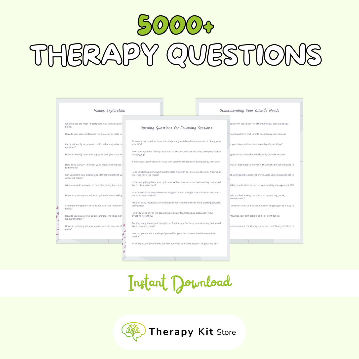 5000+ Therapy Questions™ Kit